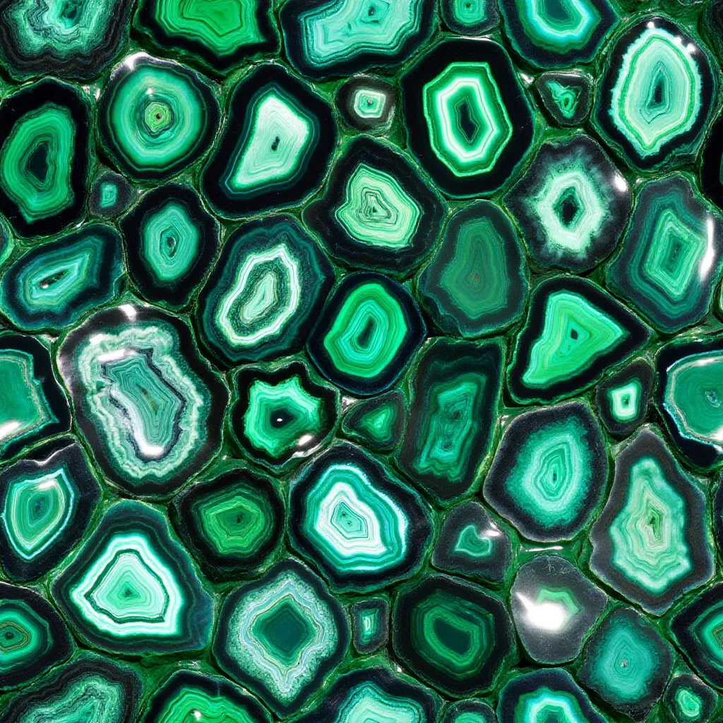 The Emerald Geode pattern