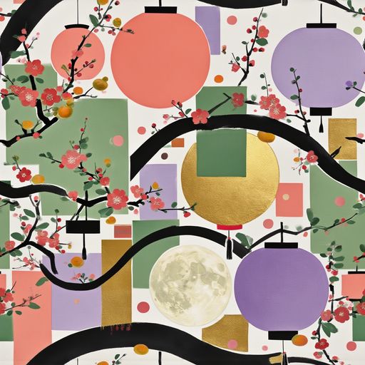 The Lantern Blossom Arcade pattern