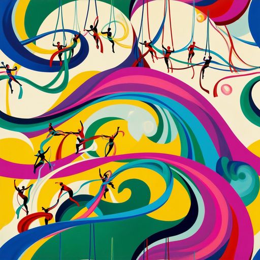 The Acrobat’s Rainbow pattern