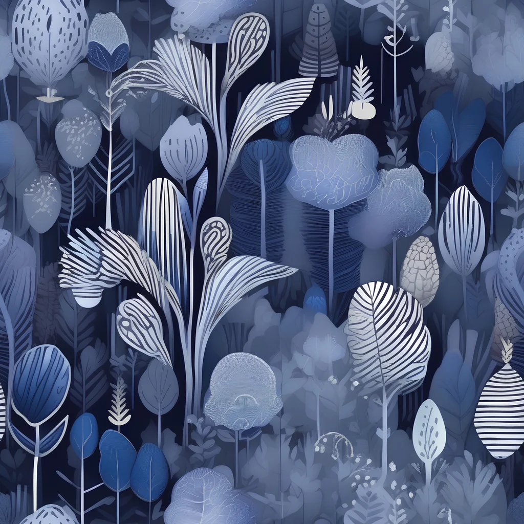 The Blue Velvet Garden pattern