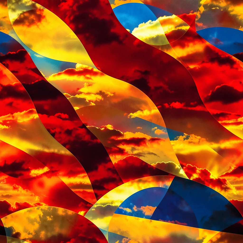 The Sundown Kaleidoscope pattern
