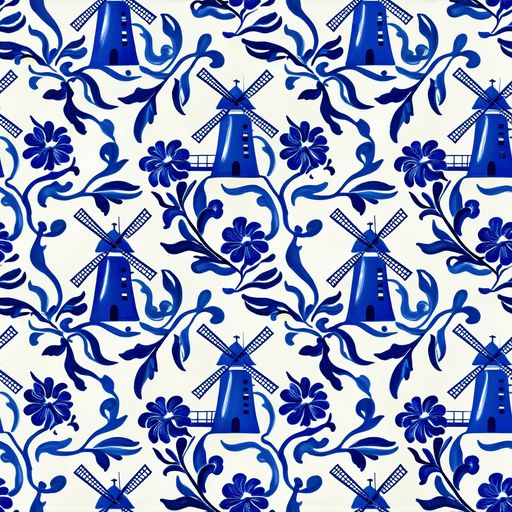 The Blue Delft Breeze pattern