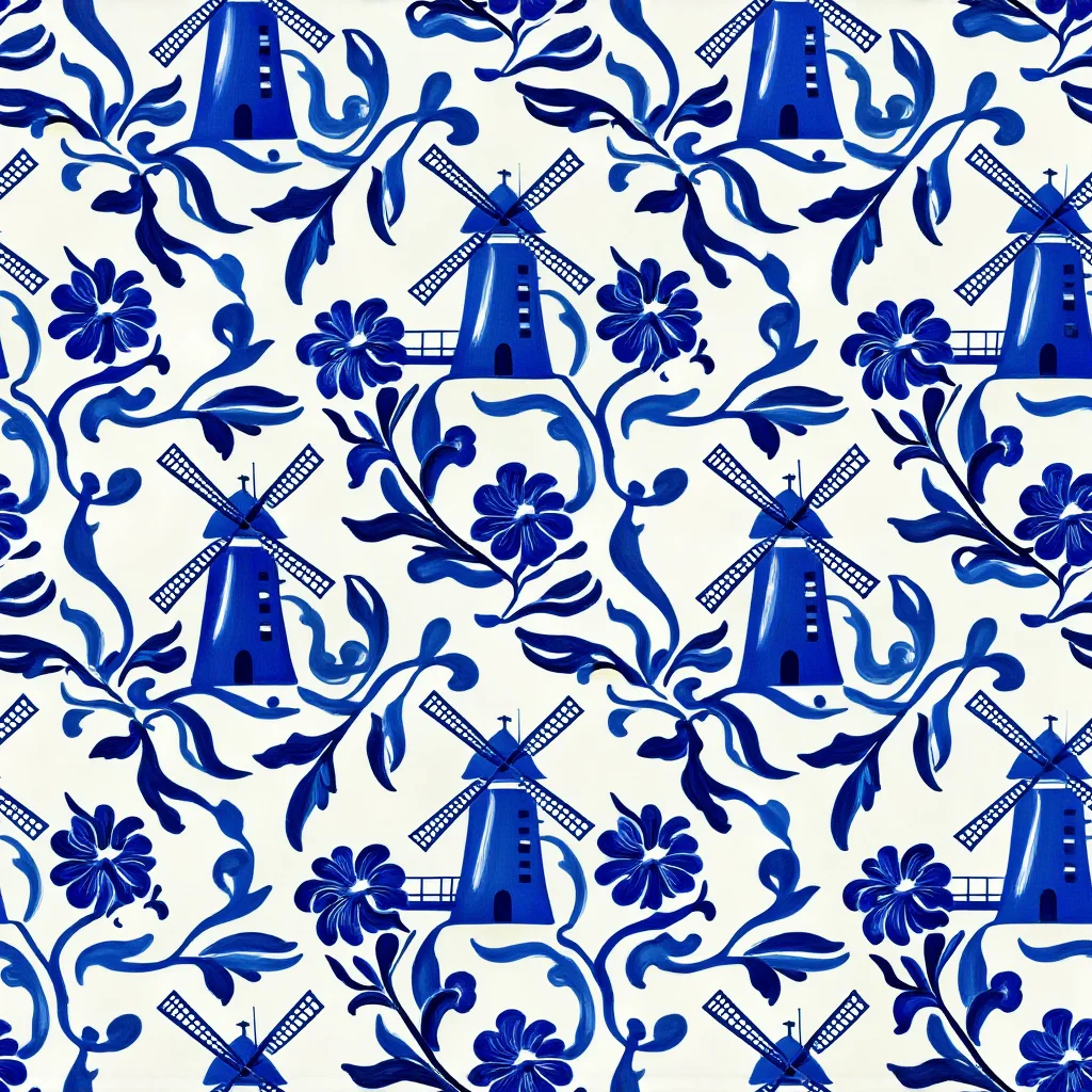 The Blue Delft Breeze pattern