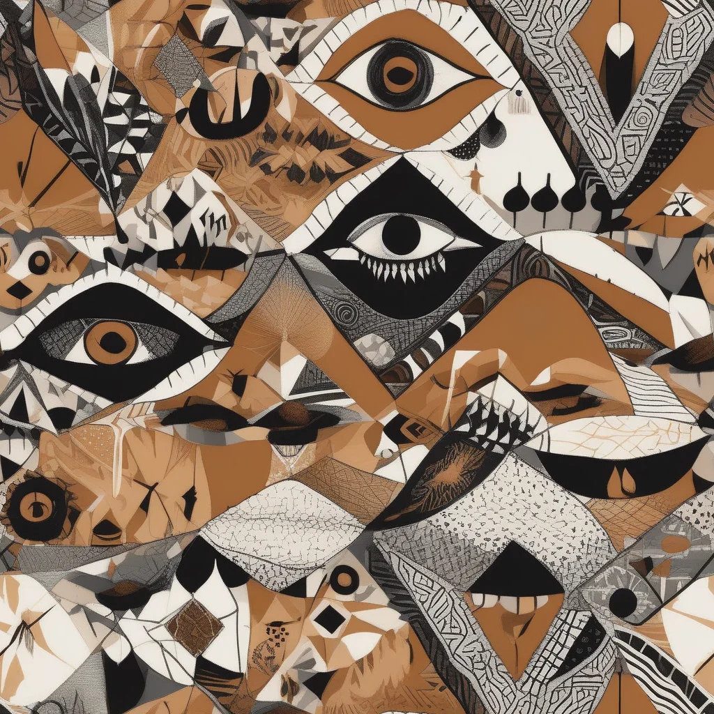 The All-seeing Mosaic pattern