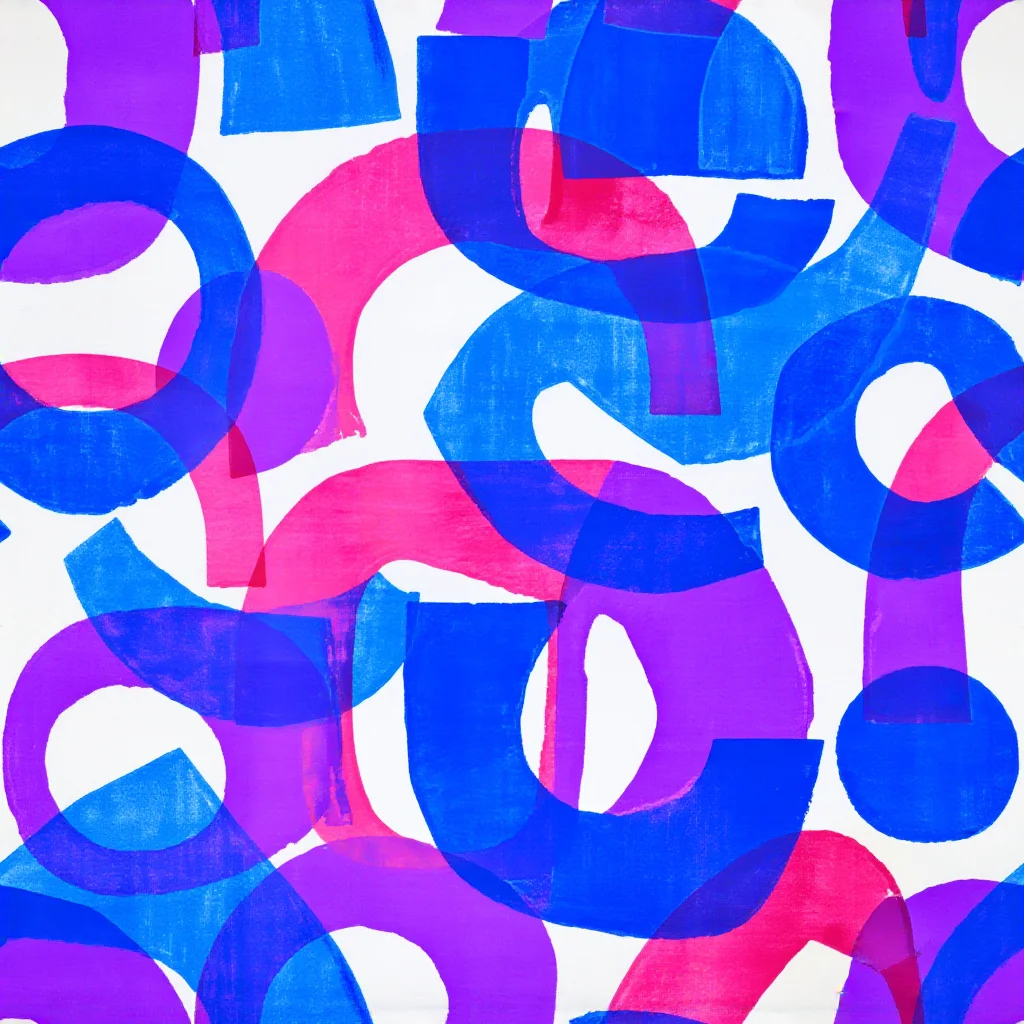The Electric Gouache pattern