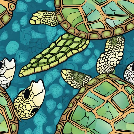 The Lagoon Turtles pattern