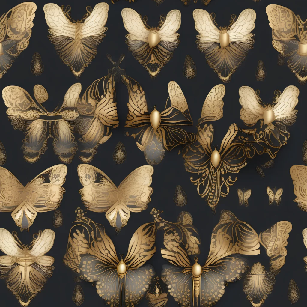 The Gilded Moth Nocturne pattern