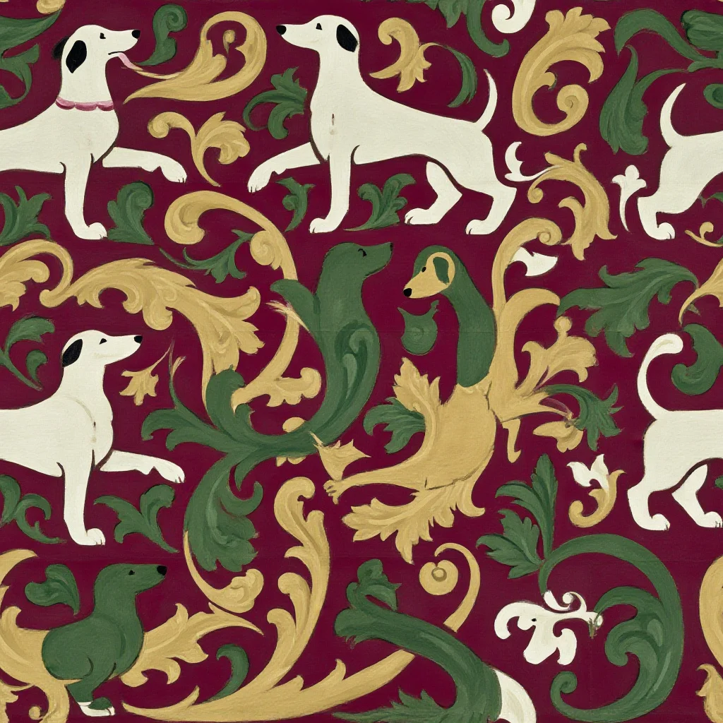 The Acanthus Hounds pattern