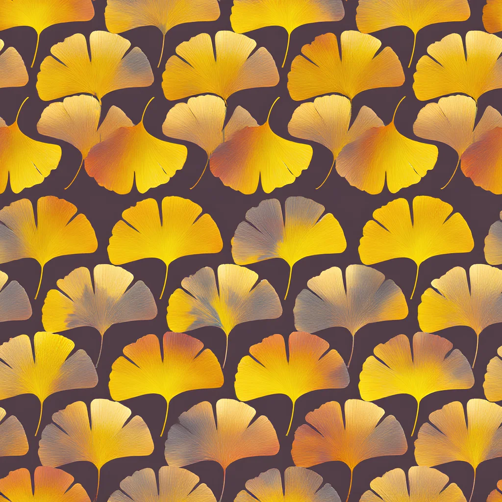 The Gilded Ginkgo pattern