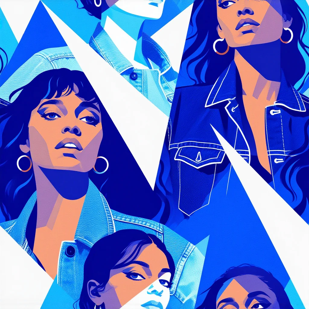 The Electric Blue Muse pattern