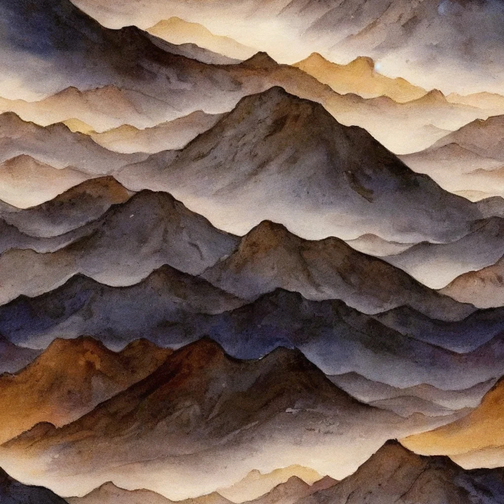 The Indigo Mountain Range pattern