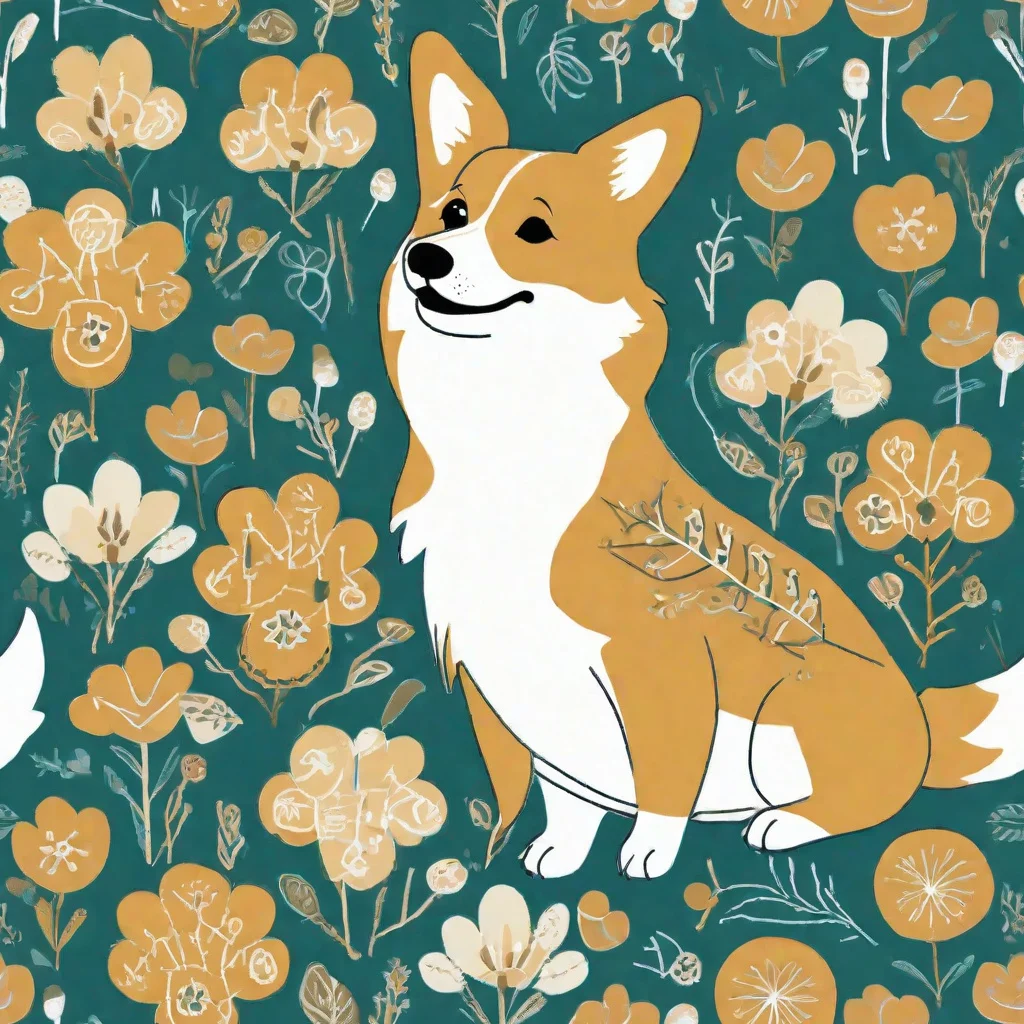 The Marigold Corgi pattern