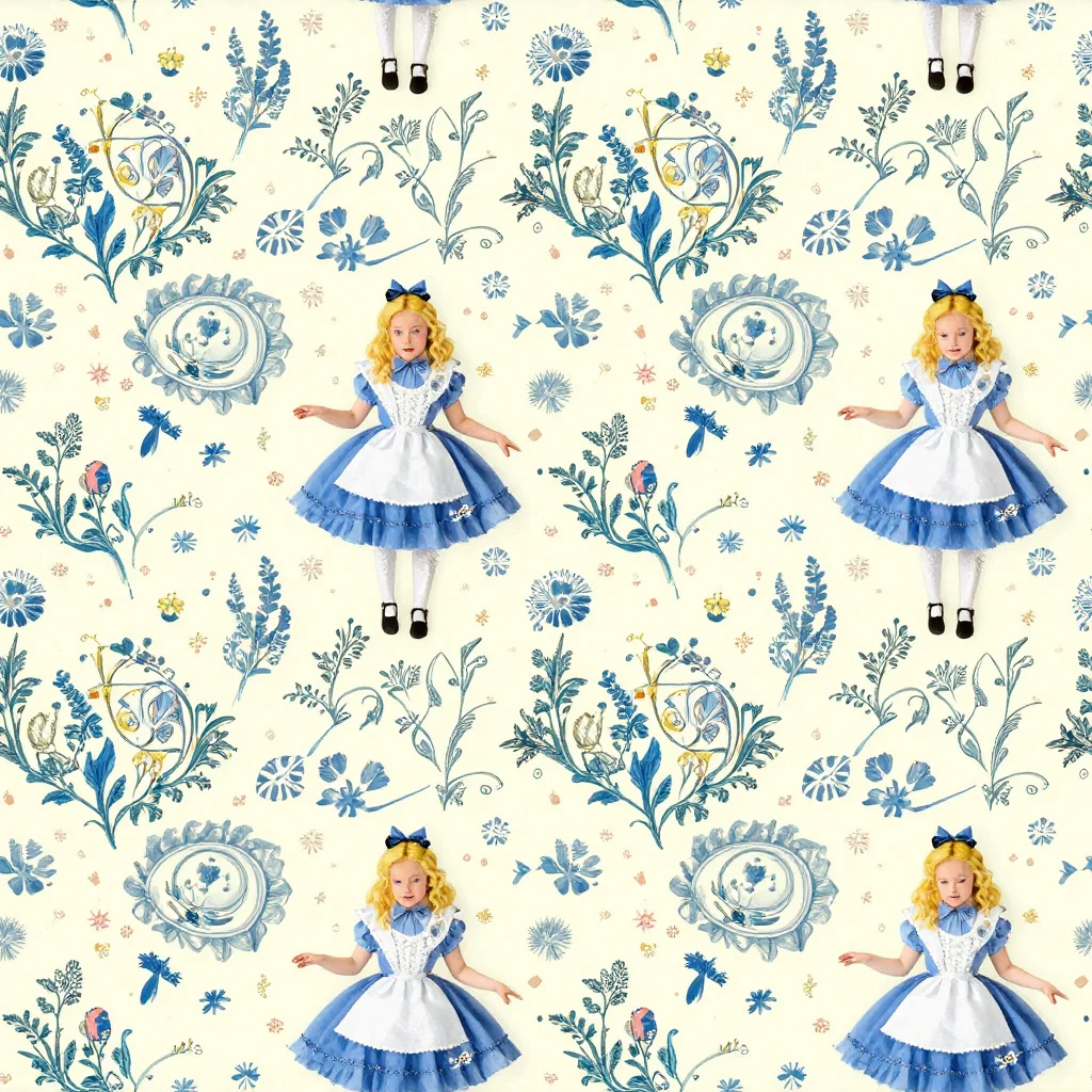 The Wonderland Herbarium pattern