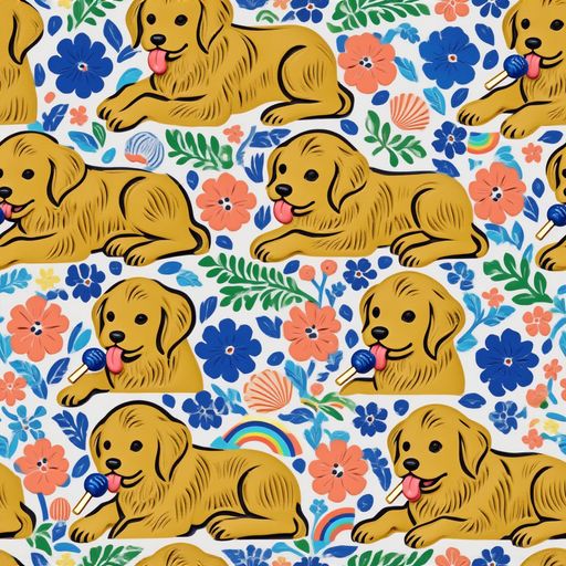 The Golden Hour Hounds pattern