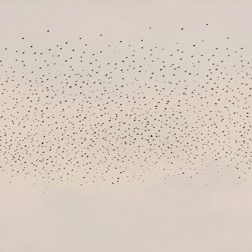 The Flock At Dusk pattern