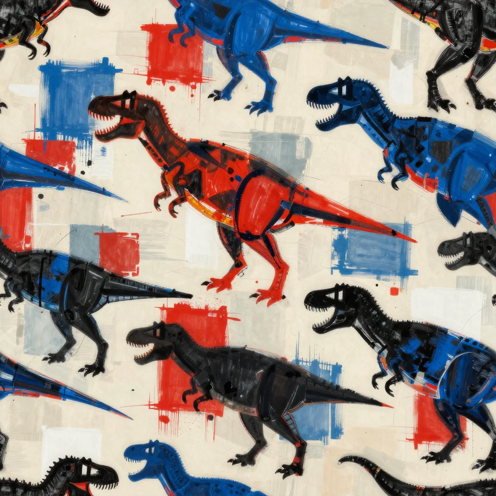 The Cretaceous Colorway pattern