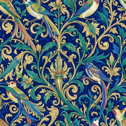 The Gilded Songbirds pattern