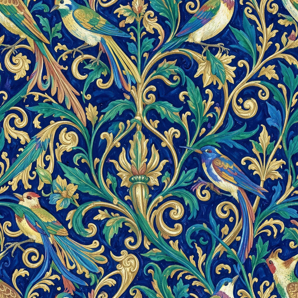 The Gilded Songbirds pattern