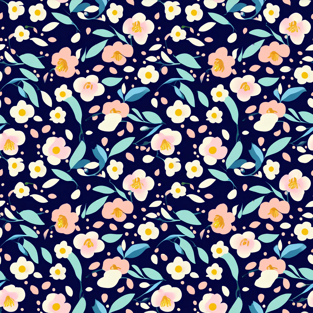 The Midnight Camellia pattern