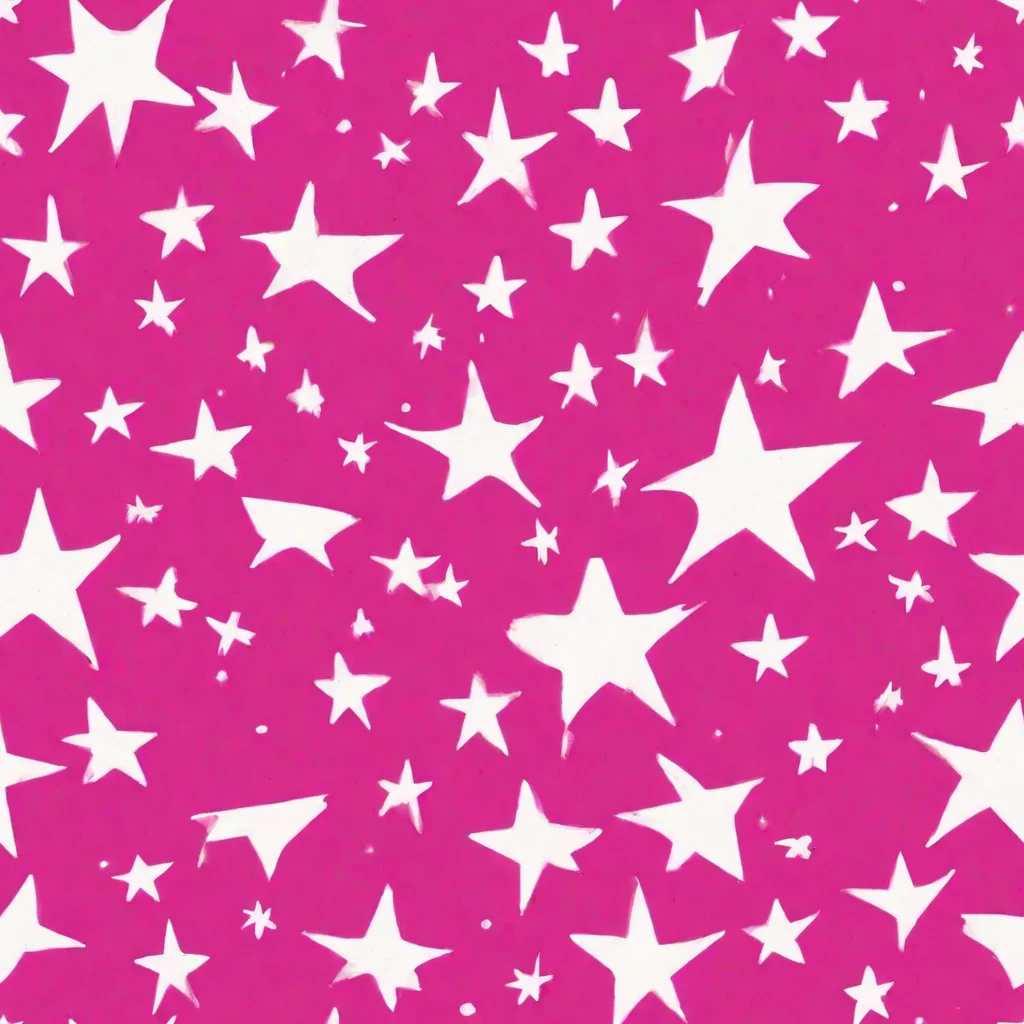 The Starburst Fuchsia pattern