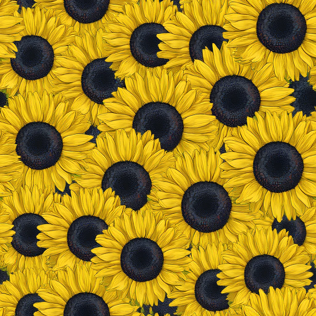 The Sunflower Eclipse pattern
