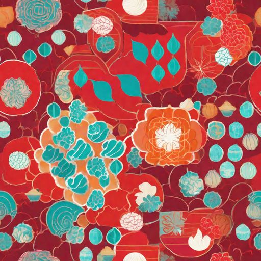 The Crimson Succulent pattern
