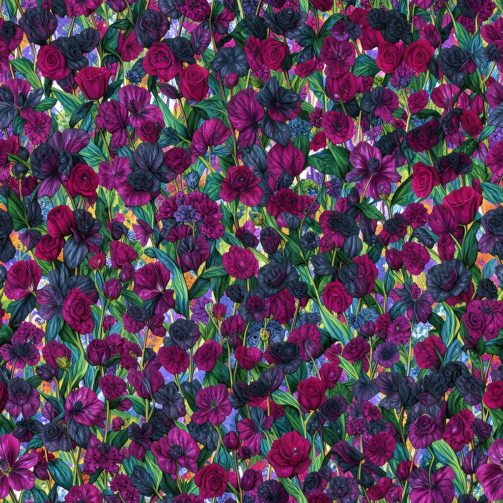 The Midnight Floralia pattern