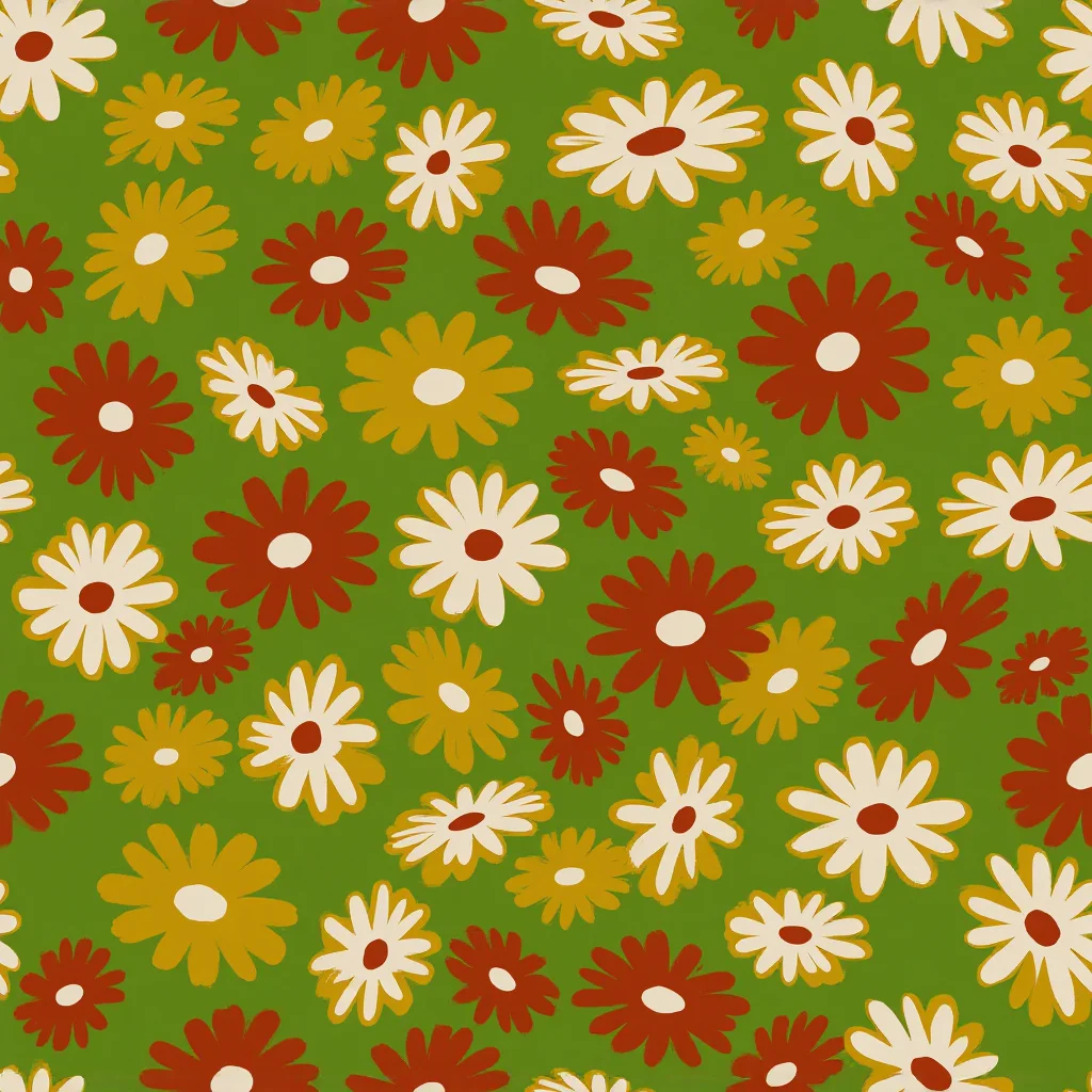 The Harvest Daisy pattern