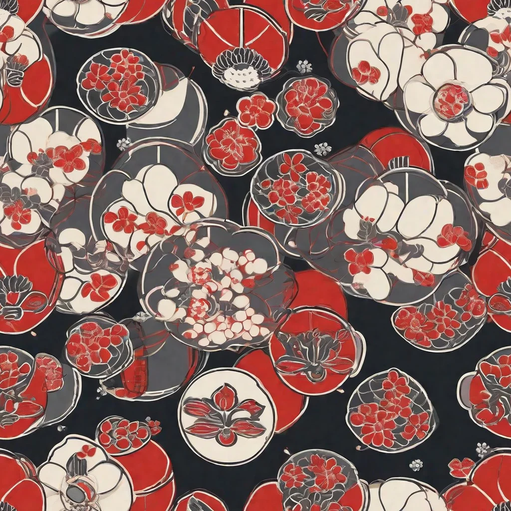 The Crimson Camellia pattern