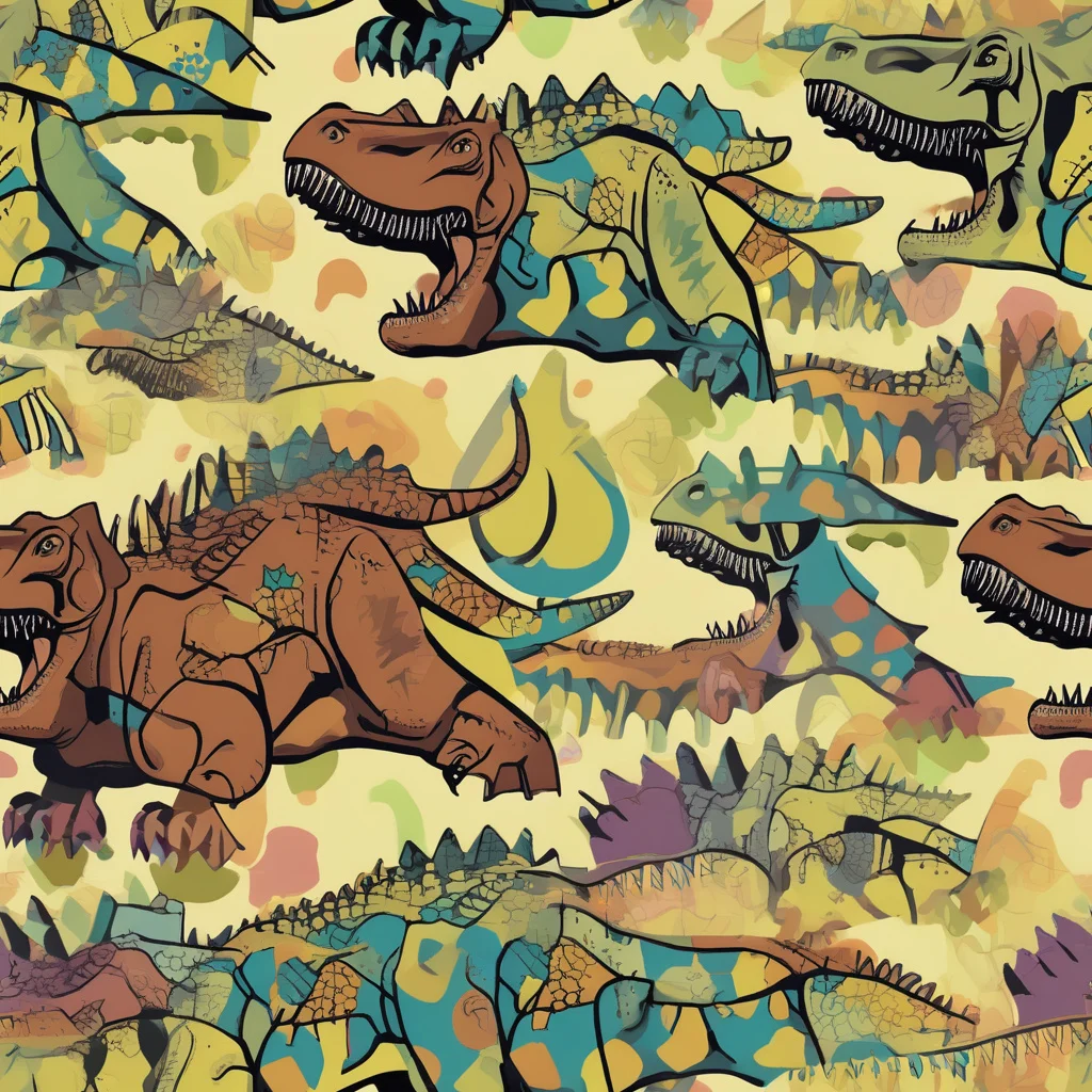 The Dino Dreamscape pattern