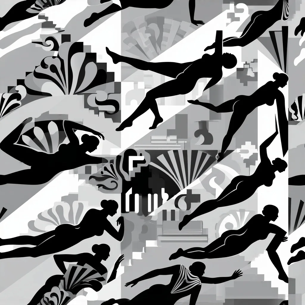 The Deco Divers pattern