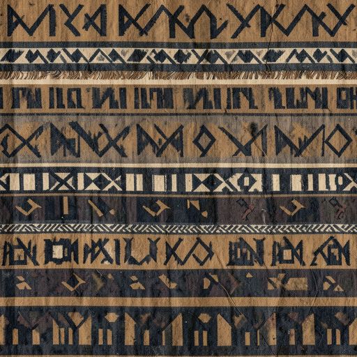 The Ochre Glyphs pattern