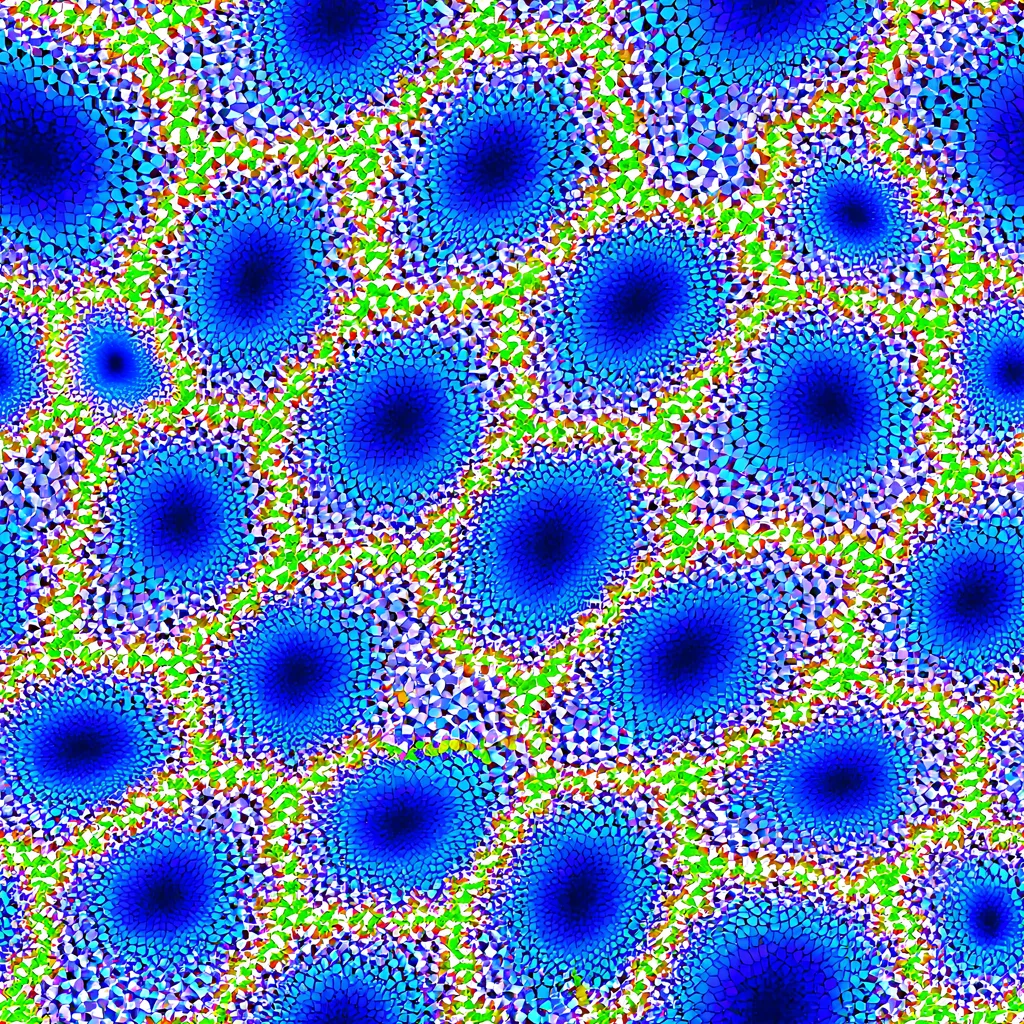 The Cobalt Mosaic pattern