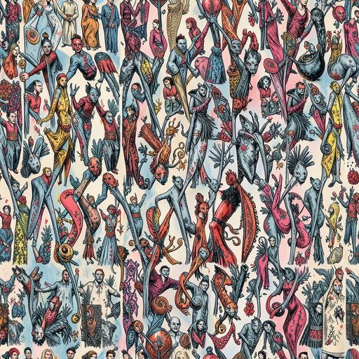 The Freakshow Fête pattern