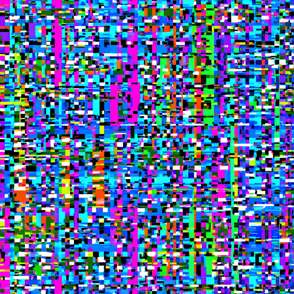 The Neon Mosaic pattern