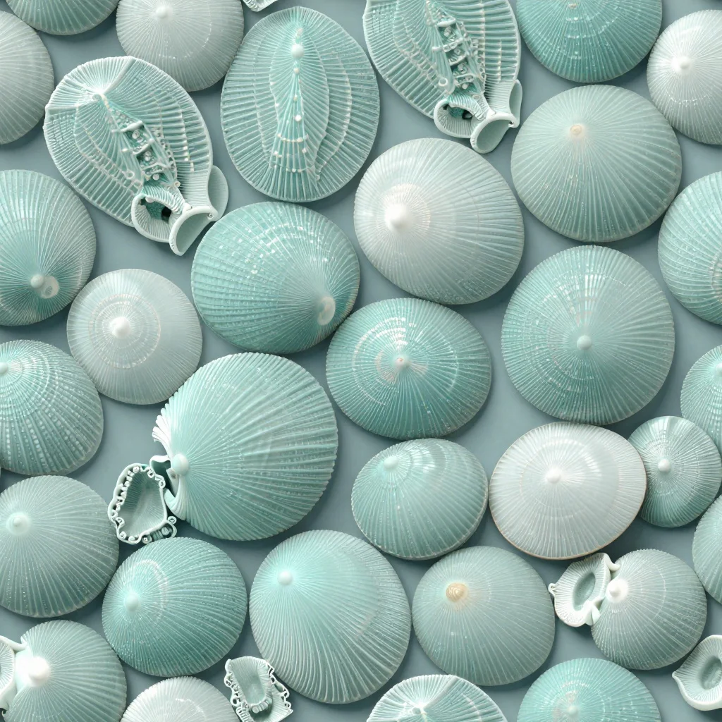 The Minted Seashells pattern