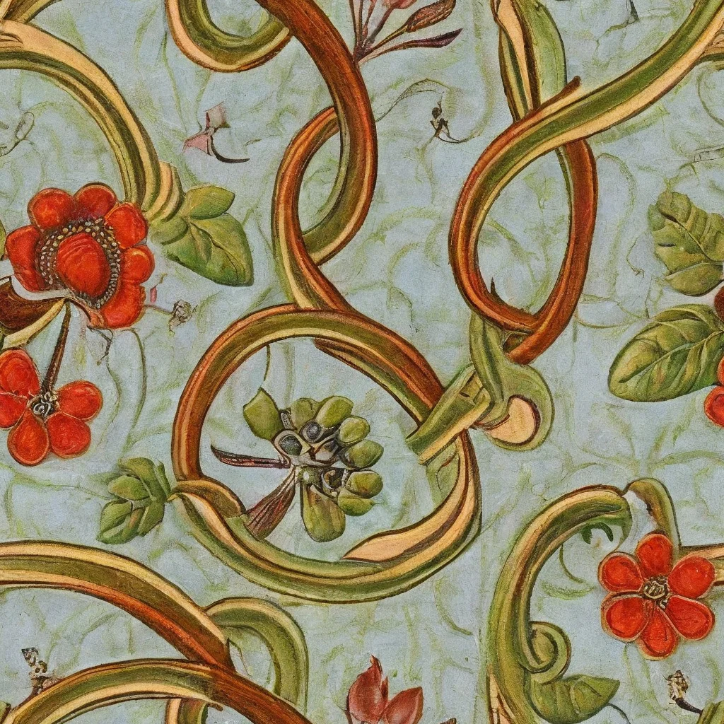 The Pomegranate Trellis pattern